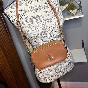 Coach X Disney Brown Mickey Crossbody Purse